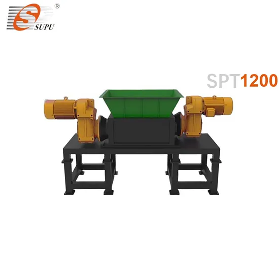 Two Shaft Shredder Wood Plastic Paper Shredder for Supu1200 Crusher