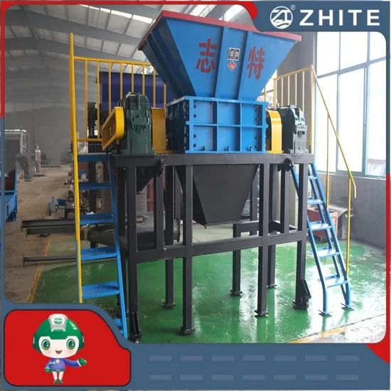 Two Axle Shredder for Waste Aluminium Extrusion/Cans/Bars/Plates/Profile/Sheets