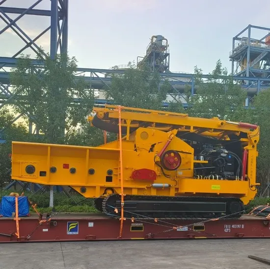 Large Horsepower Crawler Mobile Self-Propelled Wood Chipper Horizontal Grinder