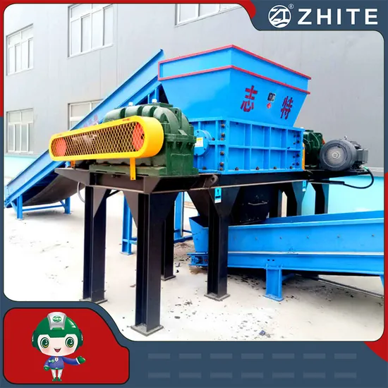 Waste Plastic/Foam/Wood/Tires/Municipal Waste/Animal Bone Shredder