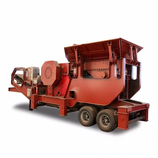 Mobile Crusher Station / Jaw Impact Stone Crushing Station