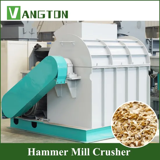 2t/H Output, Stalk, Sugarcane, Straw, Wood, Sawdust Hammer Crusher