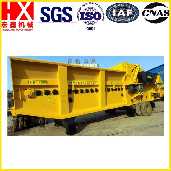 High Capacity Automatic Feed Big Wood Chipper Machine Grinder Machine Wood Chip Crusher Horizontal Wood Chipper
