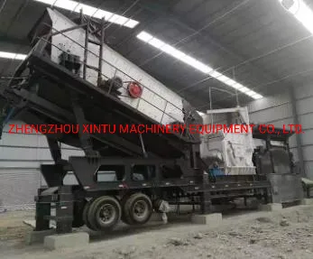 80-100t/H High Quality Mobile Large Mouth Stone Impact Crusher and Screen Plant