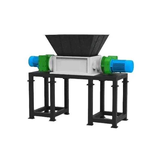 2022 New PE PVC PC Plastic Waste Shredder Double Shaft Crusher Machine