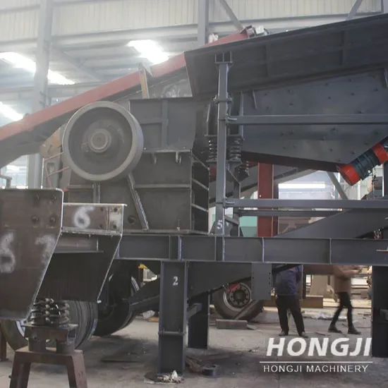 100-500tph Marble Granite Rock Crushing Production Line Mobile Jaw Crusher Plant