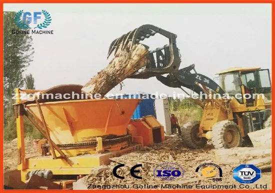 High Efficiency Large Integrated Crusher for Wood and Large Straw Bales