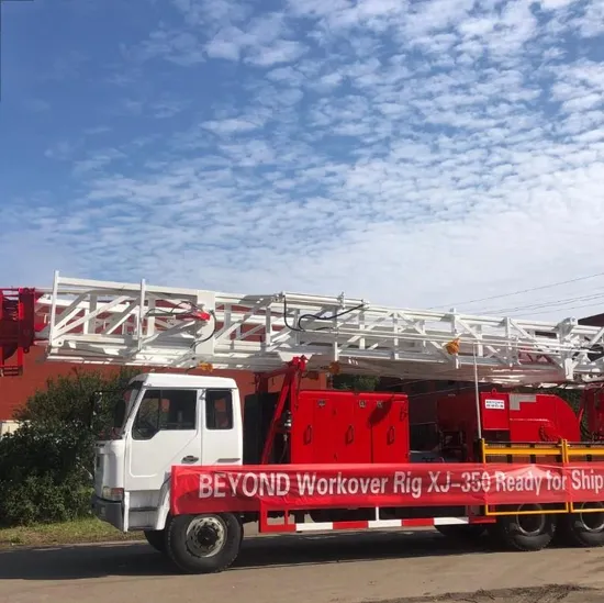China API Zj30 Mobile Truck Mounted Drill Machine Petroleum Workover Rig