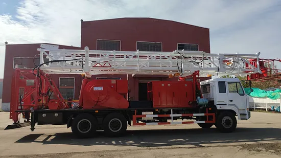 Hot Sale Xj350 Truck Mount Drilling Rig