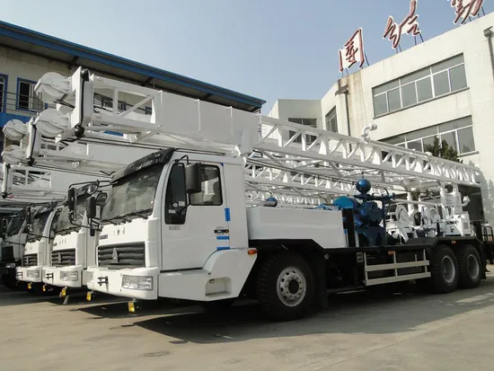 Water Well Drill Rig Borehole Machine Truck Mounted Drilling Rigs