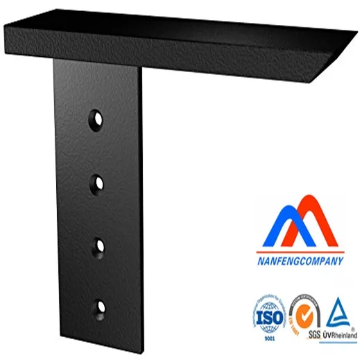 Customized Design Galvanized Steel Support Brackets Stamping Fabrication