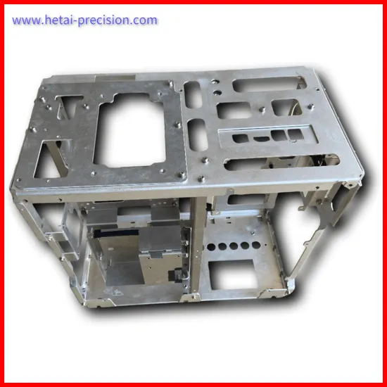 Customized Sheet Metal Stamping Welding Assembly Part of Stainless Steel, Material Aluminum, Riveting Process, Welding Products, Sheet Bending, Accept OEM Order