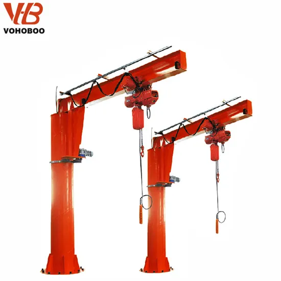 High Performance 90 Degree 180 Degree 360 Degree Floor Mounted Articulating Arm Folding Jib Crane Fixed Jib Crane with High Quality and Best Price for Factory