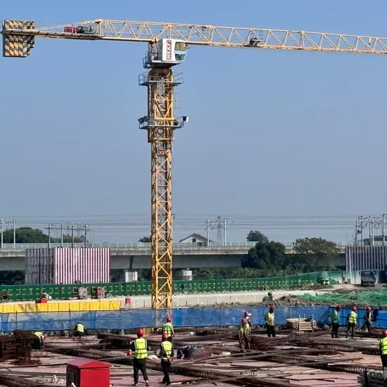 Flat-Top Crane Jib Length 60m Max Load 8ton Topless Tower Crane for Sale Tower Crane