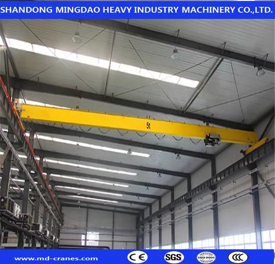 ISO/CE/SGS Heavy Duty European Wire Rope Hoist Single Girder Eot Overhead Crane