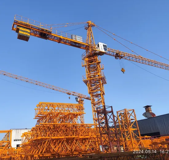 Flat Top Topless Top-Notch Construction Machinery Tower Crane with Jib Length 50m-80m
