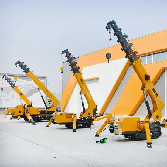 Folding Construction CE/EPA Spider Crane 1.2/3/5/8ton Rubber Crawler Cantilever Electric Crane Hydraulic Telescopic Boom Diesel Crane