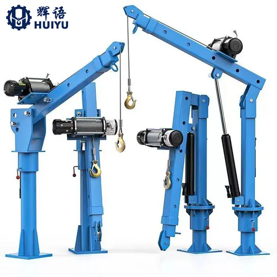 Cheap Price Mini Pickup Hydraulic Truck Crane for Sale Lifter DC12V/24V/220V 500kg 800kg 1000kg Small Lift Truck Crane