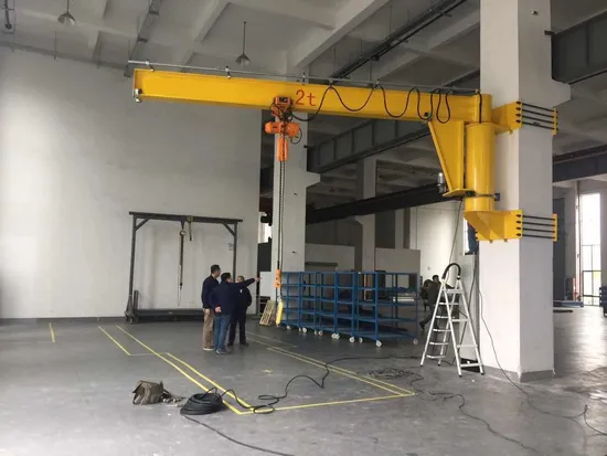 China Rayvanbon Competitive Price 500kg 1000kg Wall Mounted Crane Jib for Workshop