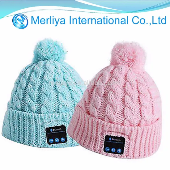 Wireless Hands-Free Music Bluetooth Beanie Music Cap Warm Hat Headphone
