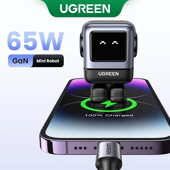 Ugreen GaN 65W USB C Charger Nexode Robot