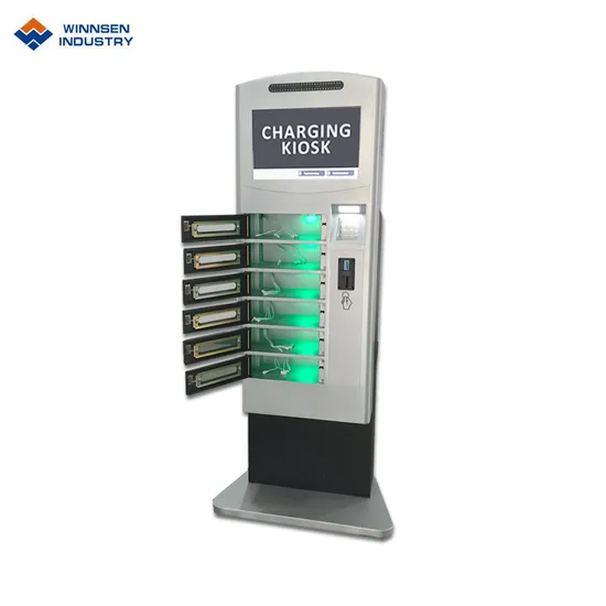 Electronic Cell Phone Charging Station Computer Kiosk for Shopping Mall