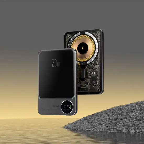 5000 10000mAh Power Bank Wireless Transparant Mobile Phone Charger for iPhone Xiaomi Charger