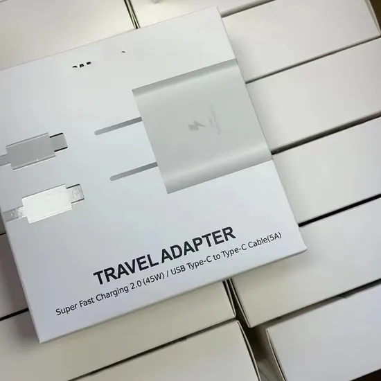 25W 45W Mobile Phone Charger Samsug Power Adaptor Us, EU, UK Plug