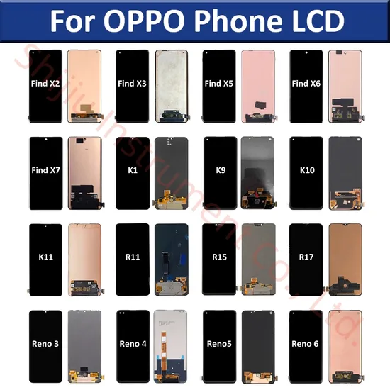 Factory Wholesale Mobile Cell Phone LCD Diplay Screen Lcds for Samsung Huawei Honor Xiaomi Redmi Oppo Realme Vivo Iqoo Google Pixeloneplus Tecno Infinix Ltel L