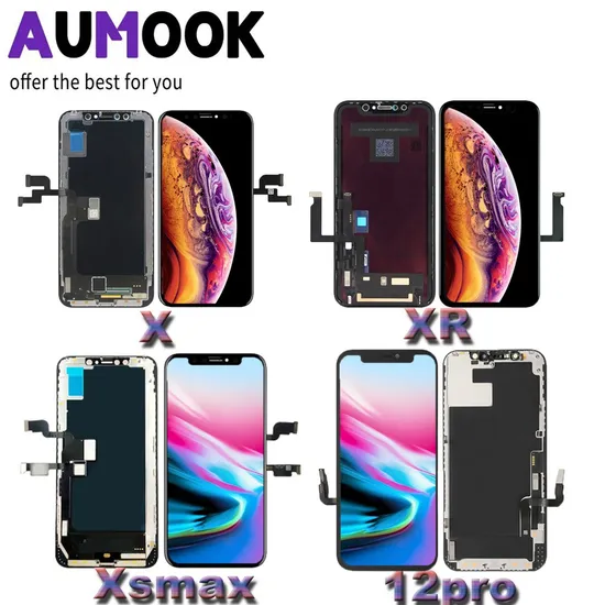 Mobile Phone LCD Assembly for iPhone X Xs Max Xr 11 12 PRO Max 6g 6s 7g 8g