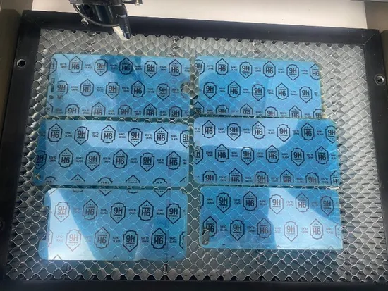 9h Antishock Screen Protector Film Tempered Glass Screen Protector Roll Materials