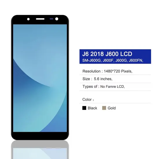 Wholesale Mobile Phone LCD for Samsung J6 J600 OLED LCD Display Touch Screen Digitizer Pantalla Accessory Cell Phone LCD