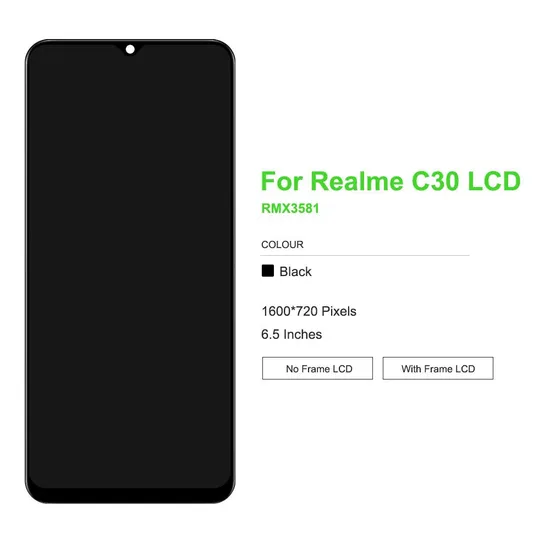 Mobile Phone LCD for Oppo Realme C30 C33 LCD Display Touch Panel Screen Digitizer Assembly