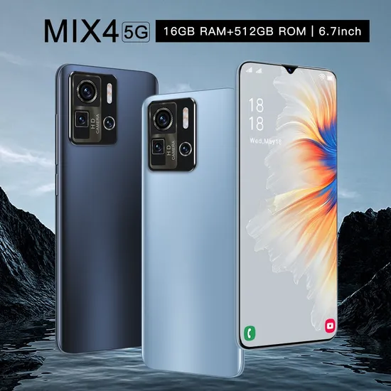 Mix 4 Cellphone 12/256GB Mobile Phone 6.67"108MP 12GB RAM SD888 Android Smartphone
