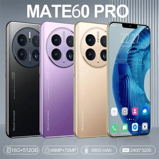 Original New Hua Wei Mate 60 PRO 5g Smartphone Supercharge NFC