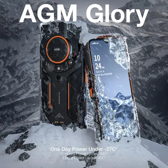AGM Glory G1 5g Smartphone Night Vision Camera 8GB+256GB 6200mAh 6.53-Inch NFC 5g Mobile Phones