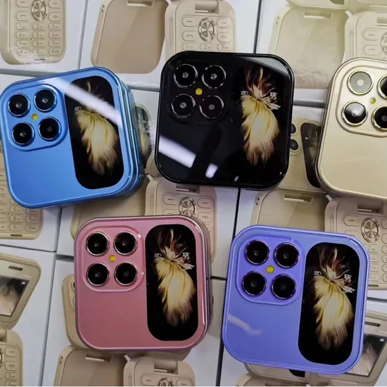 New Product Hot Selling 1.8inch Dual SIM Card Slot GSM 2g I16 PRO Mini Size Folding Button Phone