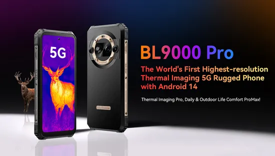 Blackview Bl9000 PRO 5g Thermal Imaging Camera 12GB+512GB 6.78 Inch Android 14 Smartphones