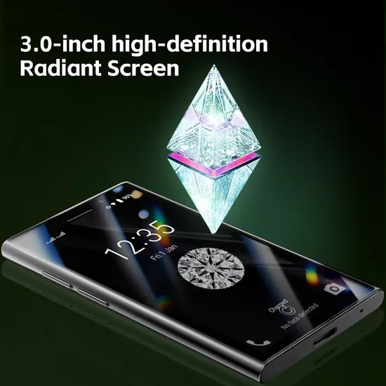 Newest Design Xs24PRO Mini Mobile Phone 3G SIM 3-Inch Screen Android 9 2GB RAM 16GB ROM Popular Choice in French English