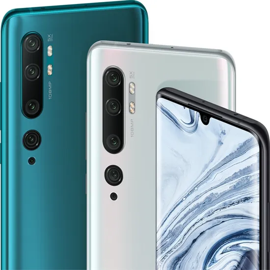 Global Version Mi Note 10 (PRO) Smart Mobile Phones 108MP Ai Penta Camera Amoled 6.67" 4G/5g Smartphones