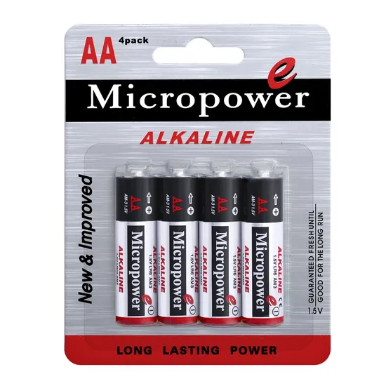 Micropower AA Size Lr6 Am3 Primary Battery for Digital Camera
