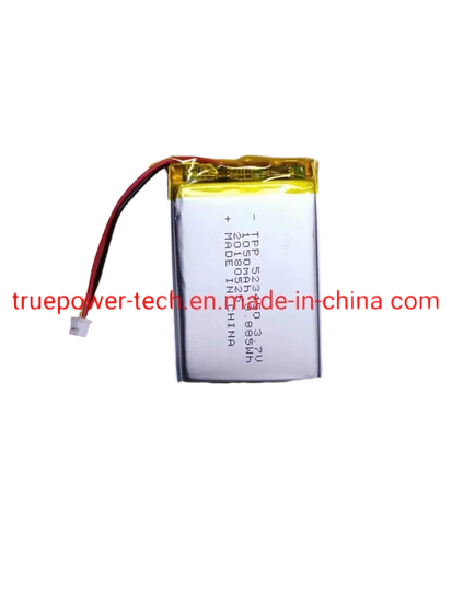 Lipolymer Battery 523450 3.7V 1000mAh for Hud Device with Un38.3, IEC62133