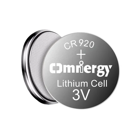 Manufacturer Omnergy Battery Cr920 3V Lithium Battery 20mAh Coin Cell Button Battery