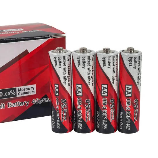 AA R6 Um-3 1.5V Carbon Zinc Battery Dry Battery Battery Cell Primary -Leakproof Mercury Free Super Power Max Ready