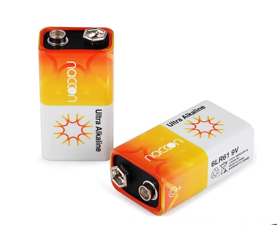 Factory Directly Supply Kc/CCC/ CE/RoHS 6lr61 High-Discharge Minutes 9V Premium Quality Alkaline Battery for Wireless Microphone/Smoke Detector