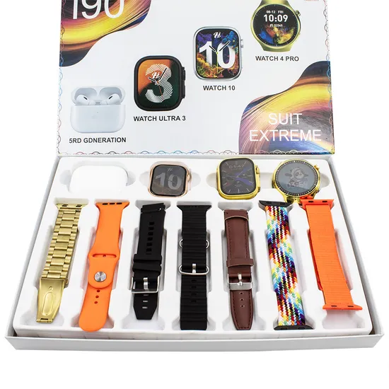 2024 Smartwatch Gift Set 3 Wireless Watches 10 Extreme Combination I90 PRO Suit Smart Watch