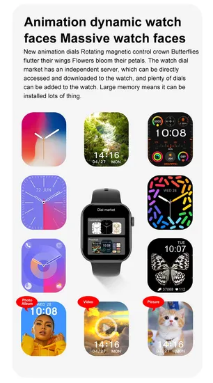 Factory Wholesale OEM Cusotm Hot Sale OLED Touch Screen Phone Calls Man Men Sports for iPhone Android Good Quality Smartwatch Watches