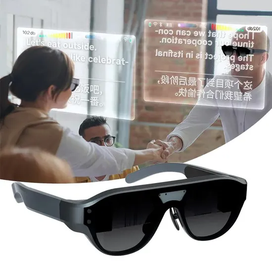 Multiple Languages Instant Translation Ar Glasses for Hearing Impaired Ar Glasses
