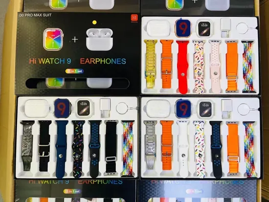 Wholesale Gift Watches 11 in 1 Watch Suit Pack Smart Phone 49mm Smartwatch for I30 PRO Max Suit