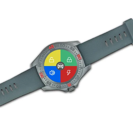 Newest Car Alarm Remote APP Control Car Key Smart Watch